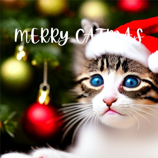 Merry Catmas Purrfect Christmas Card (Creator Uploaded)