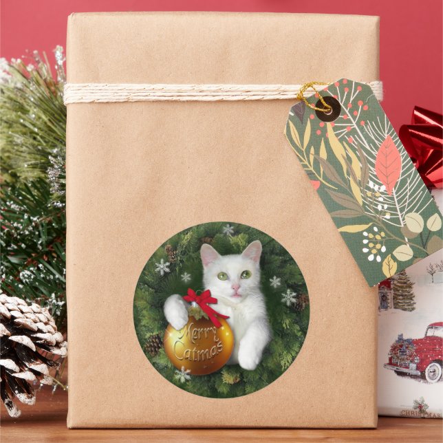 Merry Catmas Sticker (Holiday)