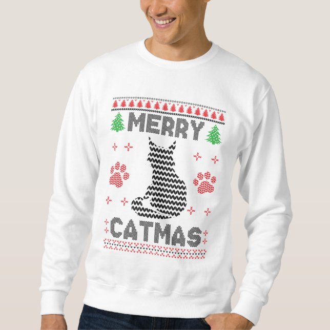 Merry Catmas  Sweatshirt (Front)