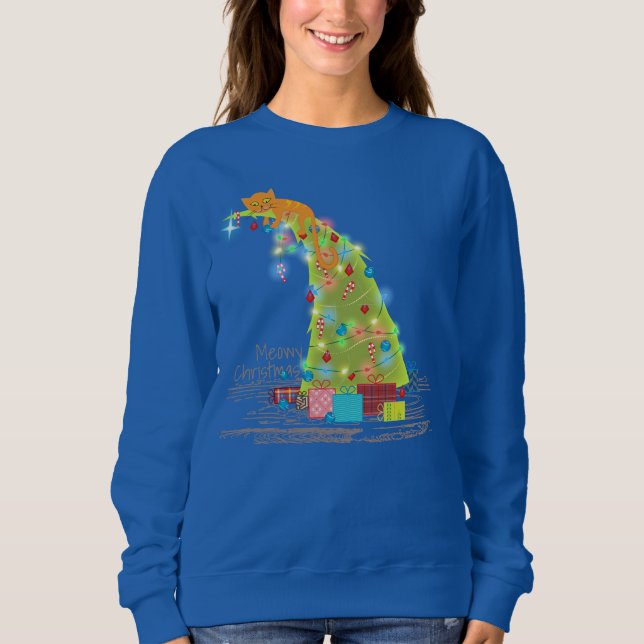 Merry Catmas Sweatshirt (Front)