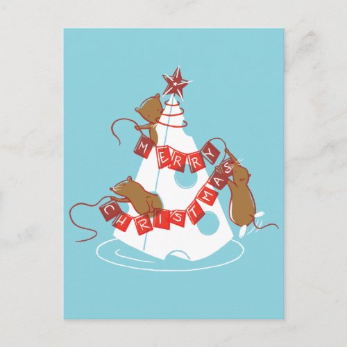 Merry Cheesemas Holiday Postcard PERSONALIZE IT
