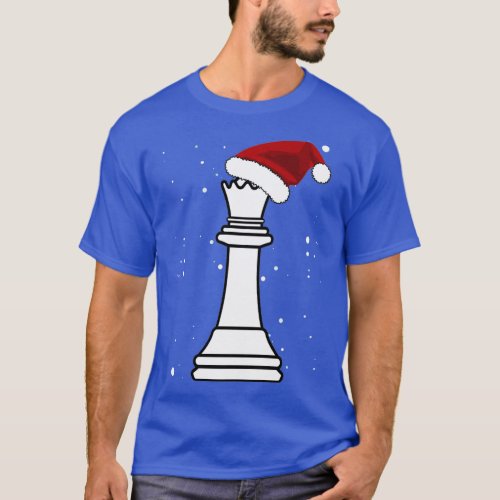 Merry Chessmas Funny Christmas Chess Queen Chess P T_Shirt