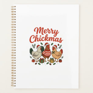 Merry Chickmas Chicken Christmas Planner