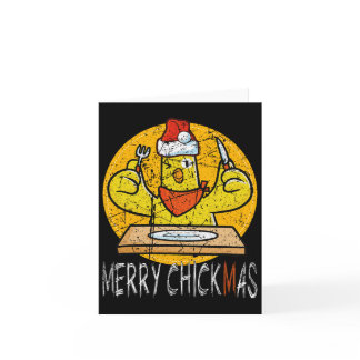 Merry Chickmas Christmas  Card