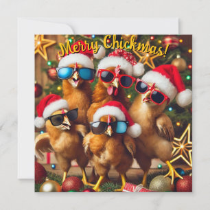 Merry Chickmas Holiday Card
