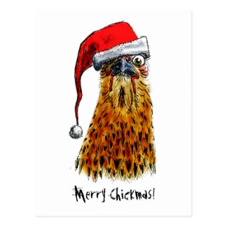Chicken Christmas Cards | Zazzle