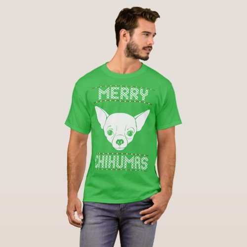 Merry Chihumas Chihuahua Ugly Christmas Sweater