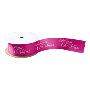 Merry Chistmas Custom Color Christmas Ribbon