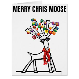 Merry Chris Moose you two Cards