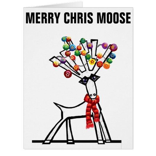 Merry Chris Moose you two Cards (Front)