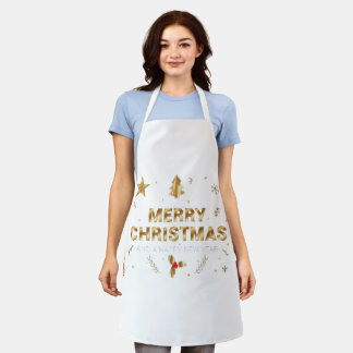 Merry Chrismas Apron