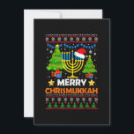 Merry Chrismukkah 2022 Happy Hanukkah Christmas Sa Invitation<br><div class="desc">This is a great gift for your family,  friends during Hanukkah holiday. They will be happy to receive this gift from you during Hanukkah holiday.</div>