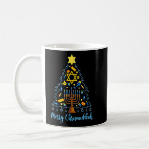 Merry Chrismukkah Christmas Tree Jewish Happy Hanu Coffee Mug