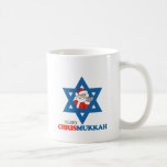 Merry Chrismukkah - Coffee Mug<br><div class="desc">Shirtuosity.com: Holiday Humor Tees and Holiday Gifts. Find the Funniest Holiday Gifts including tees,  cards,  ornaments,  plates,  coasters,  hoodies,  stickers,  mugs,  buttons,  magnets,  hats,  bags and more from: http://www.Shirtuosity.com</div>