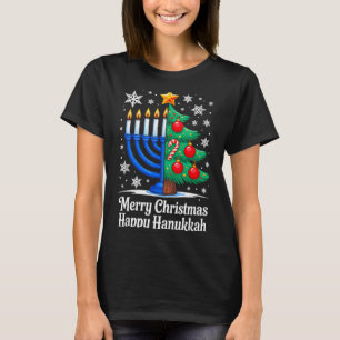 Merry Chrismukkah Happy Christmas Hanukkah Matchin T-Shirt