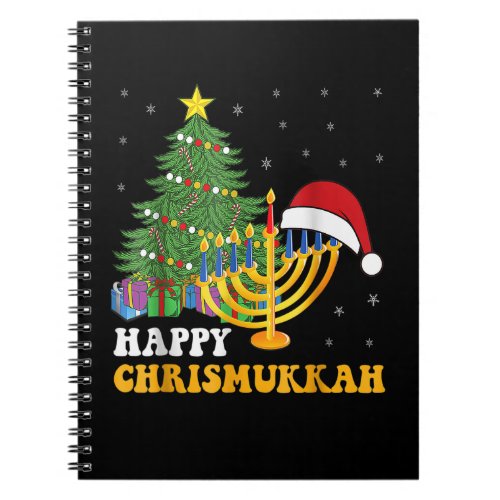 Merry Chrismukkah Happy Hanukkah 2022 Christmas Ug Notebook