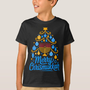 Merry Chrismukkah Holiday Hanukkah Family Matching T-Shirt