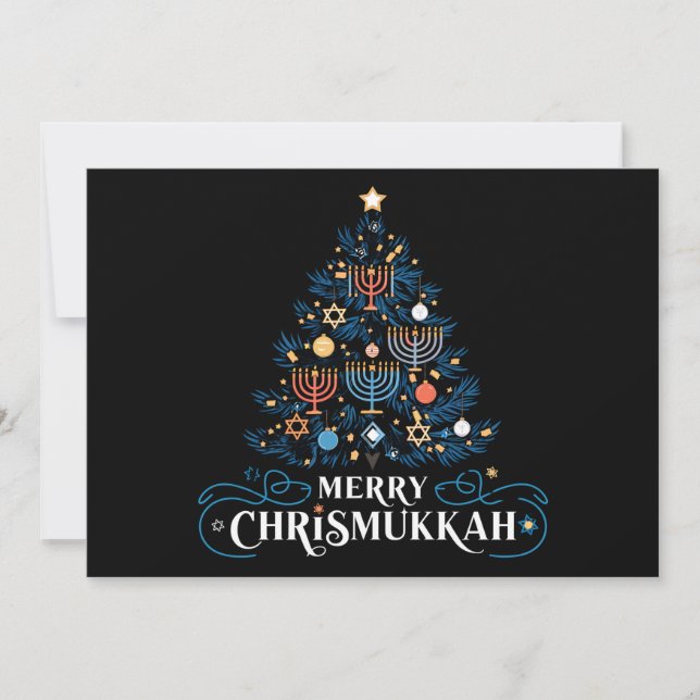 Merry Chrismukkah Jewish Holiday Hanukkah (Front)