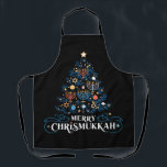 Merry Chrismukkah Jewish Holiday Hanukkah Apron<br><div class="desc">Merry Chrismukkah Jewish Holiday Hanukkah Religious</div>