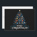 Merry Chrismukkah Jewish Holiday Hanukkah Card<br><div class="desc">Merry Chrismukkah Jewish Holiday Hanukkah Religious</div>