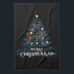 Merry Chrismukkah Jewish Holiday Hanukkah Kitchen Towel<br><div class="desc">Merry Chrismukkah Jewish Holiday Hanukkah Religious</div>