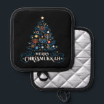 Merry Chrismukkah Jewish Holiday Hanukkah Pot Holder<br><div class="desc">Merry Chrismukkah Jewish Holiday Hanukkah Religious</div>