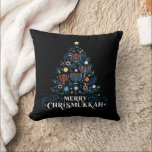 Merry Chrismukkah Jewish Holiday Hanukkah Throw Pillow<br><div class="desc">Merry Chrismukkah Jewish Holiday Hanukkah Religious</div>