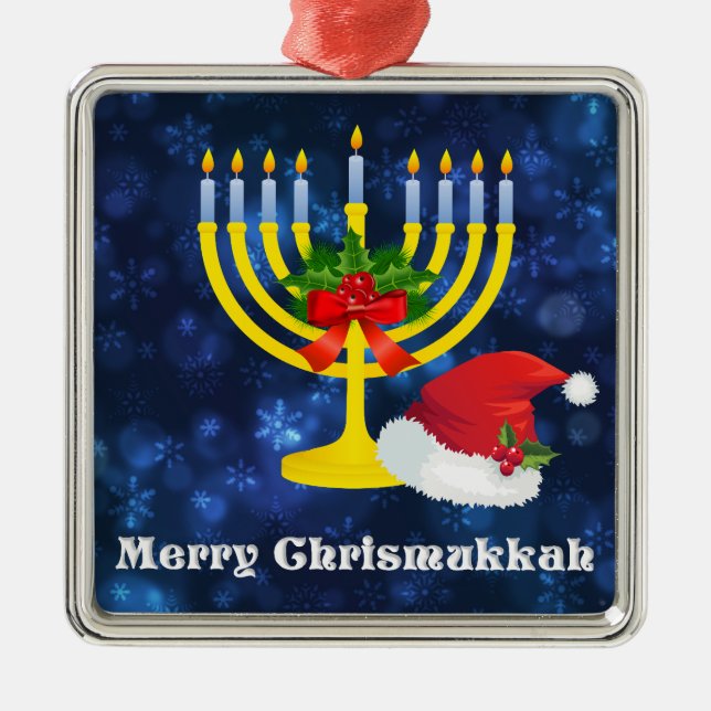 Merry Chrismukkah Ornament (Front)