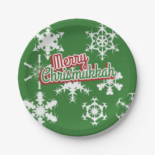 Merry Chrismukkah Paper Plates