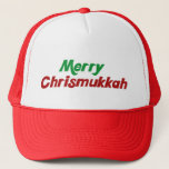Merry Chrismukkah Trucker Hat<br><div class="desc">Merry Chrismukkah Hanukkah Christmas</div>