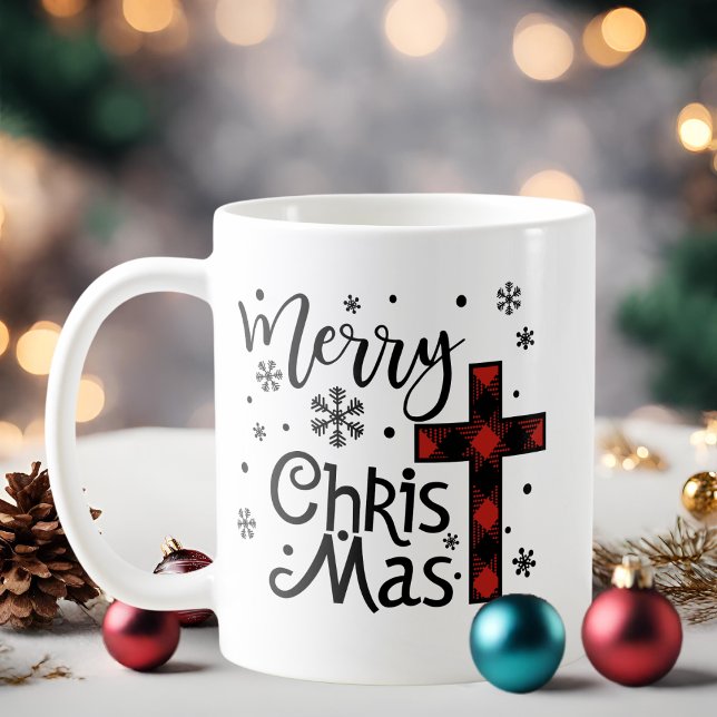 Merry Christ Mas Christian Christmas Coffee Mug (Merry Christ Mas Christian Christmas Coffee Mug)