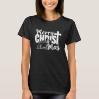 Merry Christ Mas Christian Christmas Jesus Family 