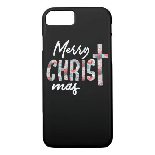 Merry Christ Mas Religious Christian Christmas iPhone 87 Case