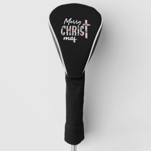 Merry Christ Mas Religious Christian Christmas   Golf Head Cover