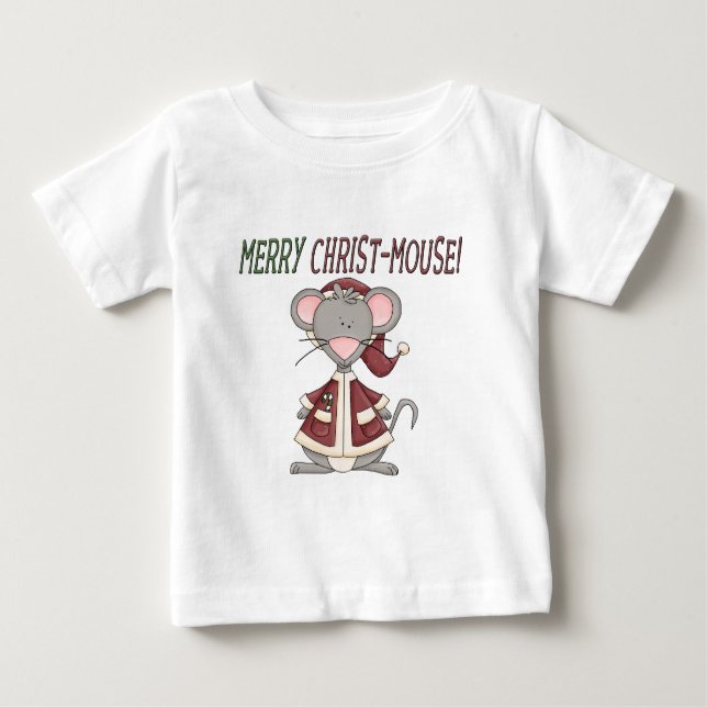 Merry Christ-Mouse T-shirts and Gifts (Front)
