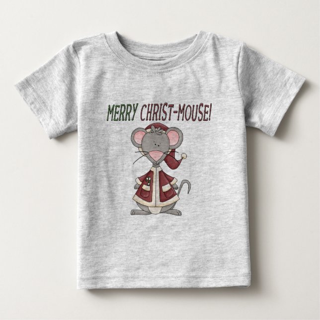 Merry Christ-Mouse T-shirts and Gifts (Front)