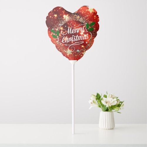   Merry Christmans glitter and shine Balloon