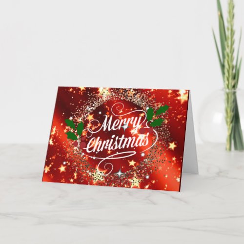   Merry Christmans glitter and shine Tank Top Card