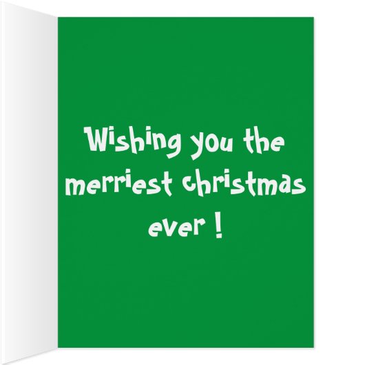 MERRY CHRISTMAS (Inside (Right))