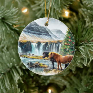 Merry Christmas - 10 Ceramic Ornament