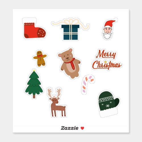 Merry Christmas 10_Set Sticker Pack 