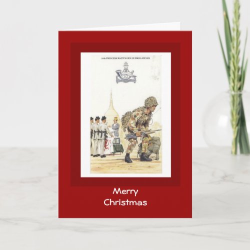 Merry Christmas 10th Princess Marys own Gurkha Holiday Card