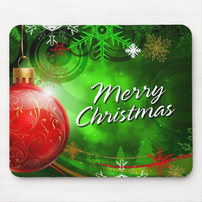 Merry Christmas 13 Mousepad (Front)