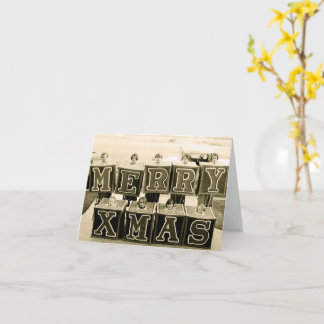 Merry Christmas, 1933 Card