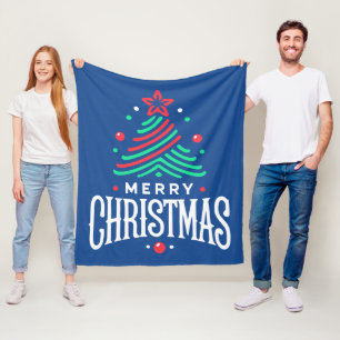 Merry Christmas 1 Fleece Blanket