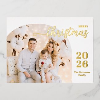 Merry Christmas 1 photo arch modern minimalist Hol