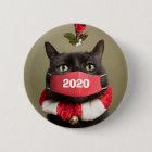 Merry Christmas 2020 Cat in Covid Face Mask
