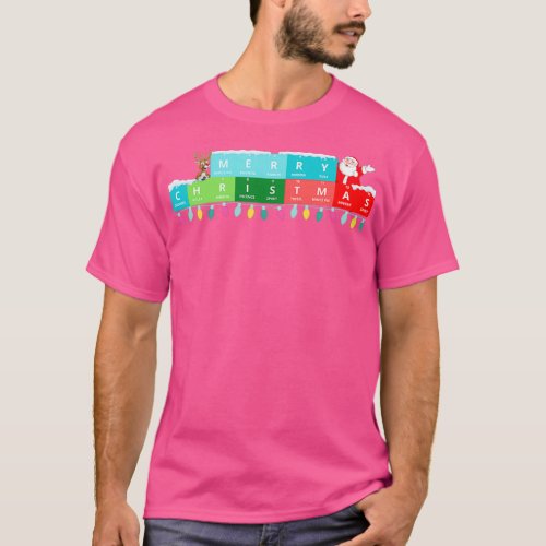 Merry Christmas 2020 Science Periodic Table In The T_Shirt
