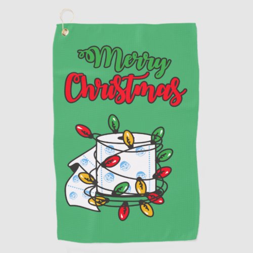 Merry Christmas 2020 _ Toilet Paper Edition Golf Towel