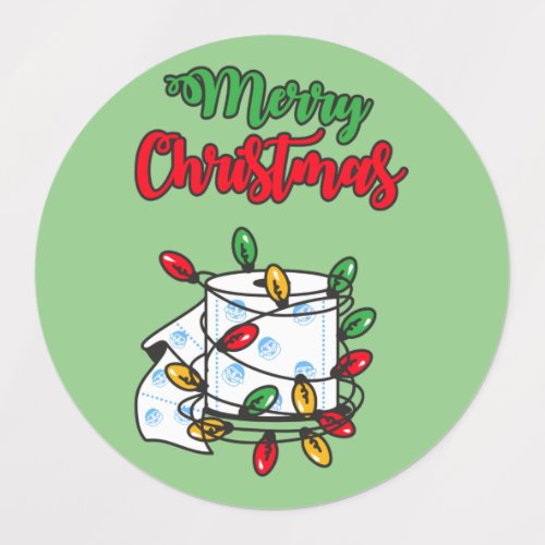 Merry Christmas 2020 _ Toilet Paper Edition Labels